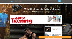 Desktop Screenshot of aktivtraening.dk