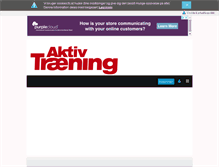 Tablet Screenshot of aktivtraening.dk